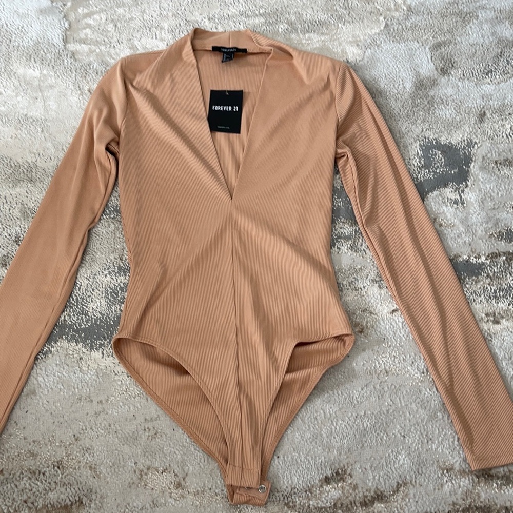 Low cut v-neck bodysuit